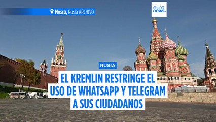 Rusia restringe parcialmente las llamadas en Telegram y WhatsApp, citando "preocupaciones de seguridad"