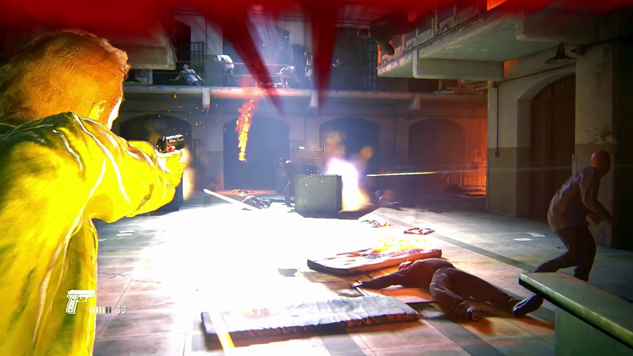 UnCharted4 Hard Mode - Cell Blocks & Turret Yard Fight PC #gaming#uncharted4#gameplay#headshot