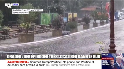 Orages: Les Alpes-Maritimes et le Var particulièrement touchés par des épisodes de grêle et des inondations