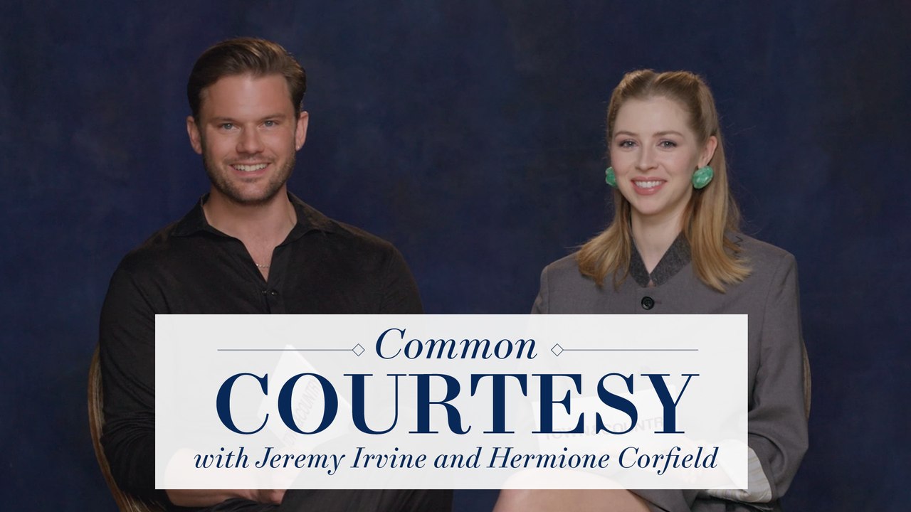 Jeremy Irvine & Hermione Corfield Don’t Want Your Acting Advice | Common Courtesy | Town & Country