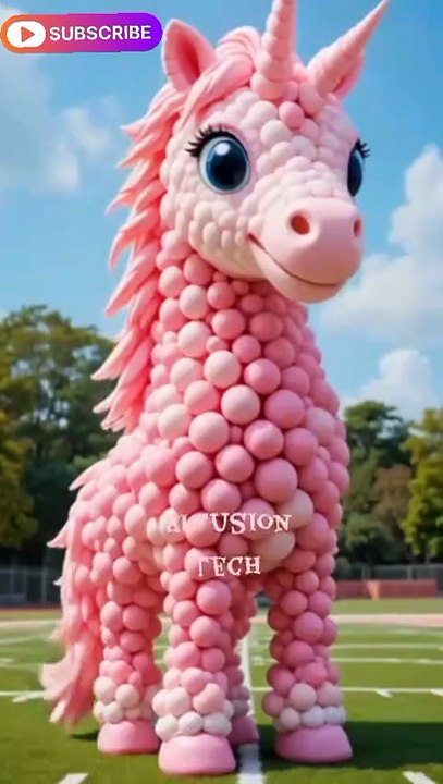 "Unicorn’s Crazy Bouncing Ball Dance 🦄🎈 | Funny & Cute Moments