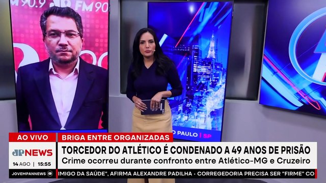 Torcedor do Atlético MG é condenado a 49 anos de prisão por assassinato em 2022| TEMPO REA