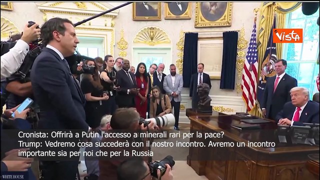 Trump: Offrirò a Putin l'accesso a minerali rari per pace? Vedremo, avremo incontro importante