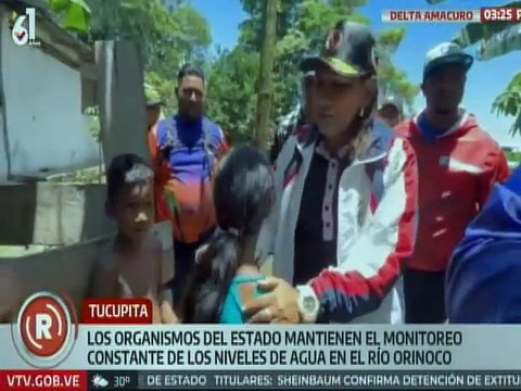 Delta Amacuro | Autoridades continúan atendiendo a las comunidades afectadas por el Rio Orinoco