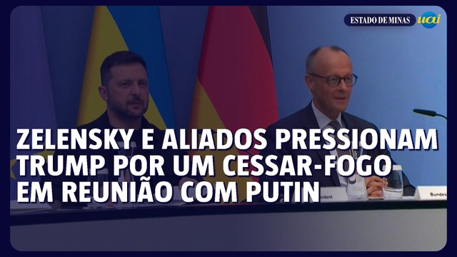 Zelensky e aliados pressionam Trump por um cessar-fogo na Ucrânia em reunião com Putin