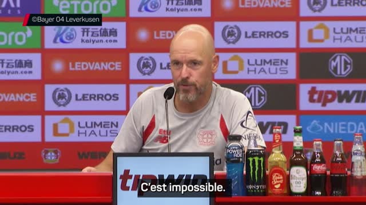 Leverkusen - Ten Hag demande du temps : "Je ne suis pas Harry Potter"