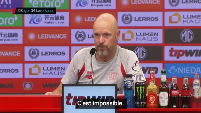 Leverkusen - Ten Hag demande du temps : "Je ne suis pas Harry Potter"