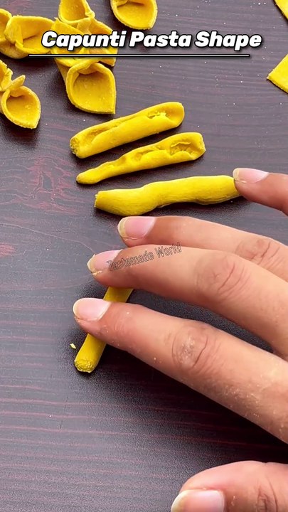 Easy Capunti Pasta Shape https://youtu.be/-s520Mdno1I?si=V2XCEs4-RllDgPEu #tastemadeworld #trending #food #pastashape #pasta #capuntipasta #capunti