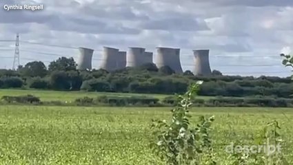 Watch: Record-breaking eight cooling towers demolished in Nottinghamshire