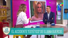 Preocupación por la salud de Eliana Guercio por una mala praxis estetica