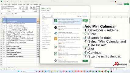 How do I make my Excel calendar pop up? - Excel Tips and Tricks