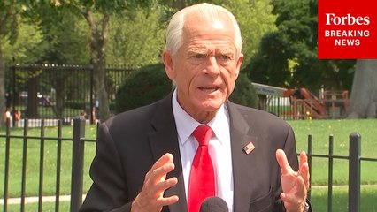 Peter Navarro, Trump's Top Trade Advisor, Speaks To Reporters After Shock PPI Report