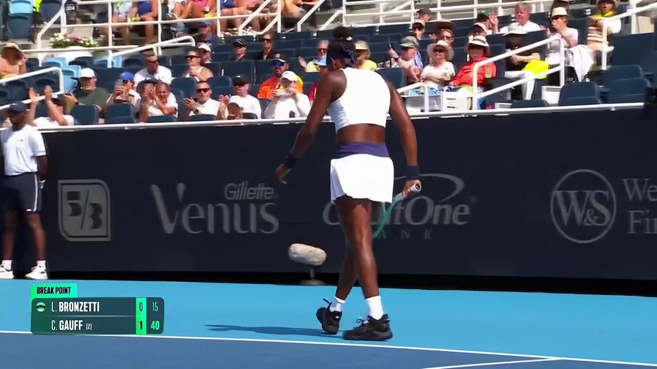 Gauff into Cincinnati quarters with straight-sets win