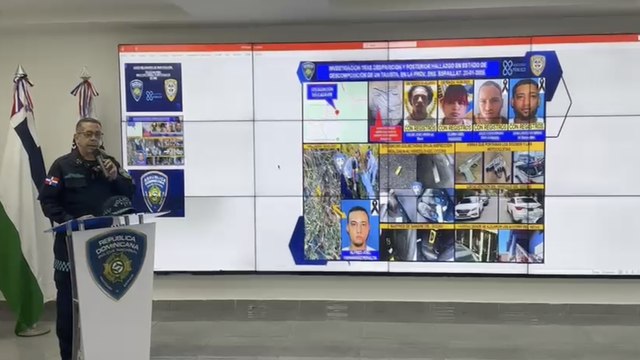 El vocero de la Policía Nacional, Diego Pesqueira, ofreció información sobre el caso del taxista de Moca