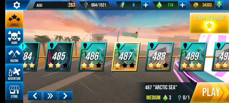 Stunt Car Extreme Level 487 ARCTIC SEA