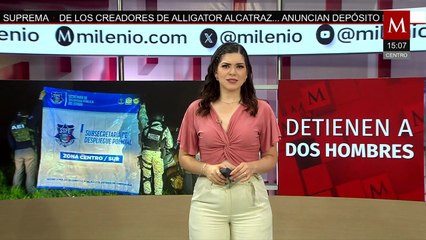 En Guachochi, Chihuahua, autoridades detienen a dos hombres con arsenal