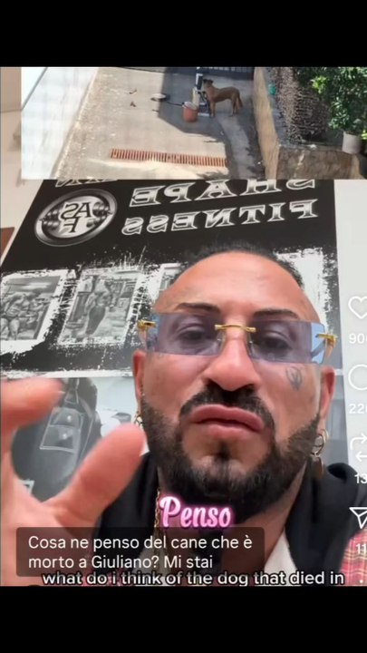 agozzino Alfredo sul cane fatto morire di stenti