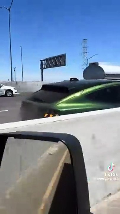 Driver seen praying as the car goes out of control before smashing into another vehicle.