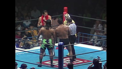 Antonio Inoki & Tiger King vs. Kensuke Sasaki & Kazuyuki Fujita (7/6/1997)
