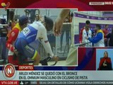 El criollo Arlex Méndez se hace con la presea de bronce en ciclismo de pista masculino
