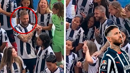 Sergio Ramos es la sensación entre las jugadoras de Rayadas; así saluda a todas el español