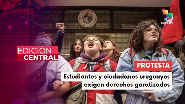 Uruguay marcha en memoria de los mártires estudiantiles y exige educación de calidad