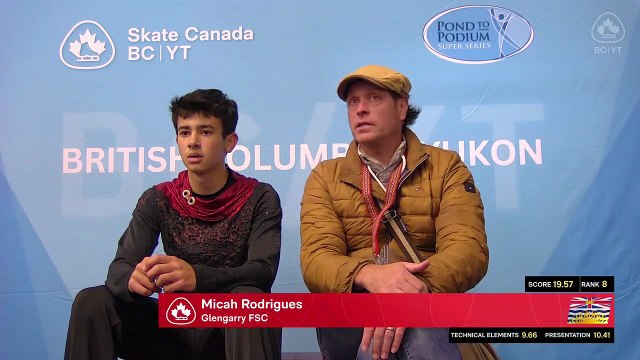 Pre Novice Men Short Program - Rink 8 Skate Canada Rink - 2025 BC/YT Section Super Series Summer Skate (10)