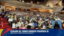 Jefe de Estado lidera clausura del Primer Congreso Pedagógico de Maestras y Maestros Bolivarianos