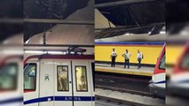 Se cayó un plafón en estación del Metro de Santo Domingo