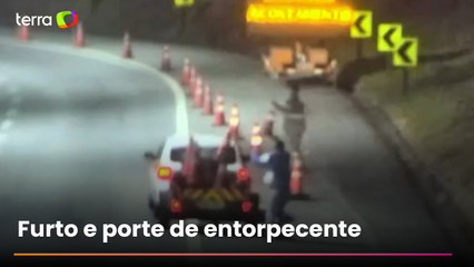 Homem é preso por furtar 35 cones de sinalização na rodovia dos Tamoios