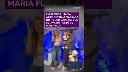 Filhas de Virginia e Zé Felipe brigam durante 'parabéns' de irmão caçula #shorts