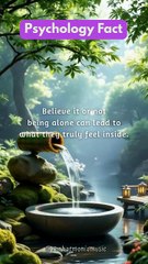 [Psychology Fact] Being alone can lead to...