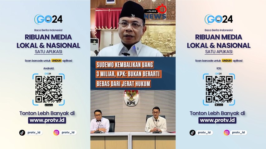 Sudewo Kembalikan Uang 3 miliar, KPK Bukan Berarti Bebas dari Jerat Hukum