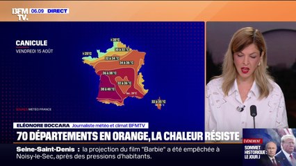 70 départements sont placés en vigilance orange pour canicule