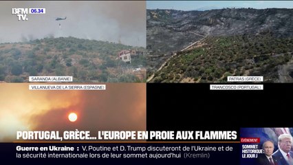 Portugal, Grèce, Espagne... L'Europe en proie aux incendies