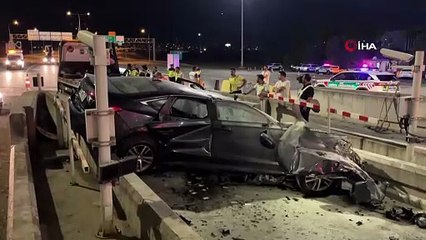 Kuzey Marmara Otoyolu gişelerinde feci kaza: 1 kişi öldü!