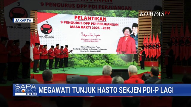 Resmi! Hasto Kristiyanto Ditunjuk Kembali Jadi Sekjen PDIP oleh Megawati | SAPA PAGI