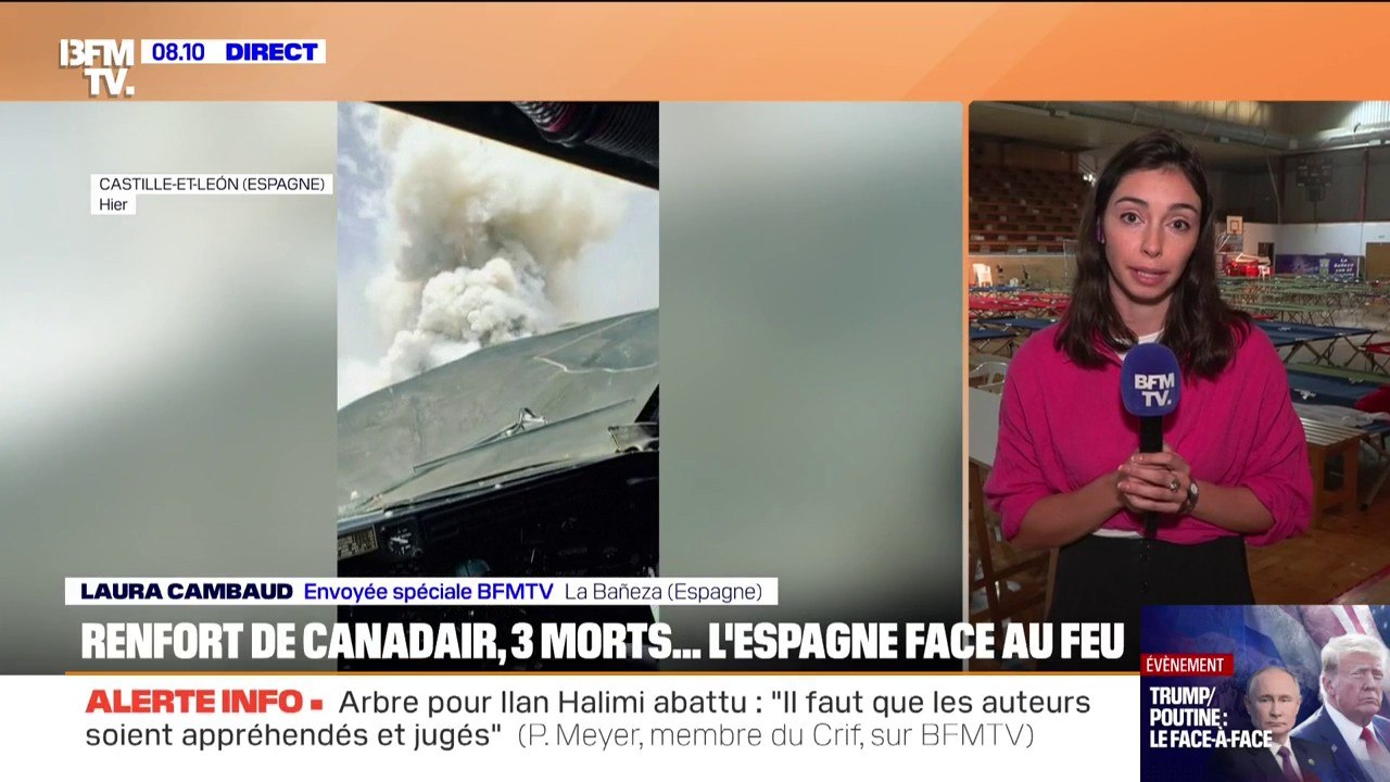 37.000 hectares parcourus, renfort de deux Canadair, trois morts, des milliers d'évacués... Les chiffres de l'incendie en Espagne