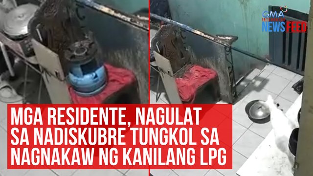 Mga residente, nagulat sa nadiskubre tungkol sa nagnakaw ng kanilang LPG | GMA Integrated Newsfeed