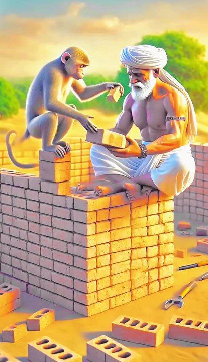 How monkey built building #animals #firebrigade😱 #facebookviral #jalpari #foryouシ #BunnyAdventure #trend #amazingfacts #animation #indian #bestoftheday #trending #explore  #cartoon #Amazing #shorts #AI #duck #animals @follwer @Highlights @everyone