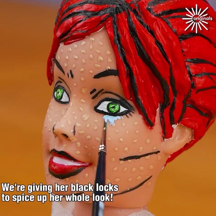 Turning Barbie into decorations! 😍