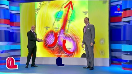 La imagen satelital de  tifón “Podul”, en Taiwán, se puso un poco rara…