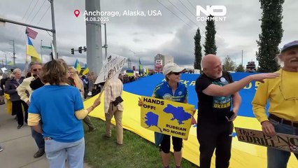 Proteste wegen Ausschluss Selenskyjs vom Trump-Putin-Gipfel