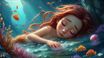 Sleeping Mermaid Lullaby | Relaxing Bedtime Music for Kids