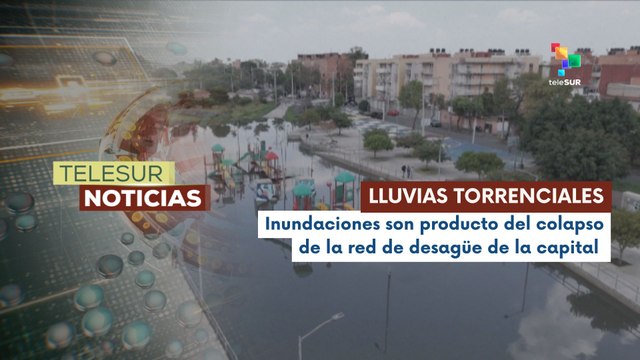 Intensas lluvias afectan al Valle de México