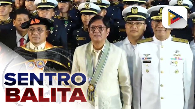 Pagtatapos ng 252 kadete ng PMMA, pinangunahan ni PBBM; mga nagtapos na kadete, pinaalalahanan ng Pangulo na magsilbi sa bayan ng may dangal at katapatan | ulat ni Kenneth Paciente