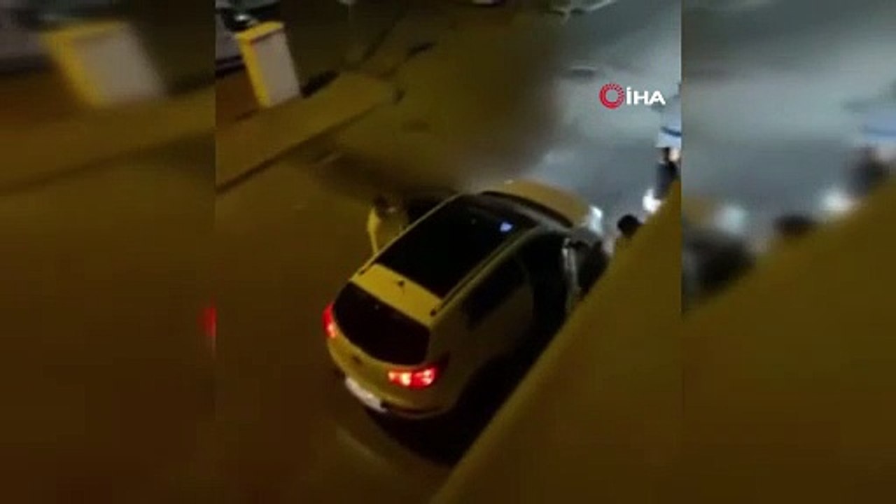 Bursa\'da mahalleyi ayağa kaldıran kavga! Taşlar havada uçuştu