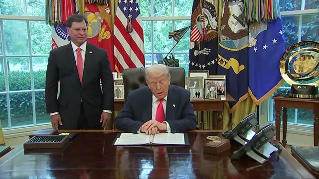 President Trump signs executive order for no tax on social security for seniors