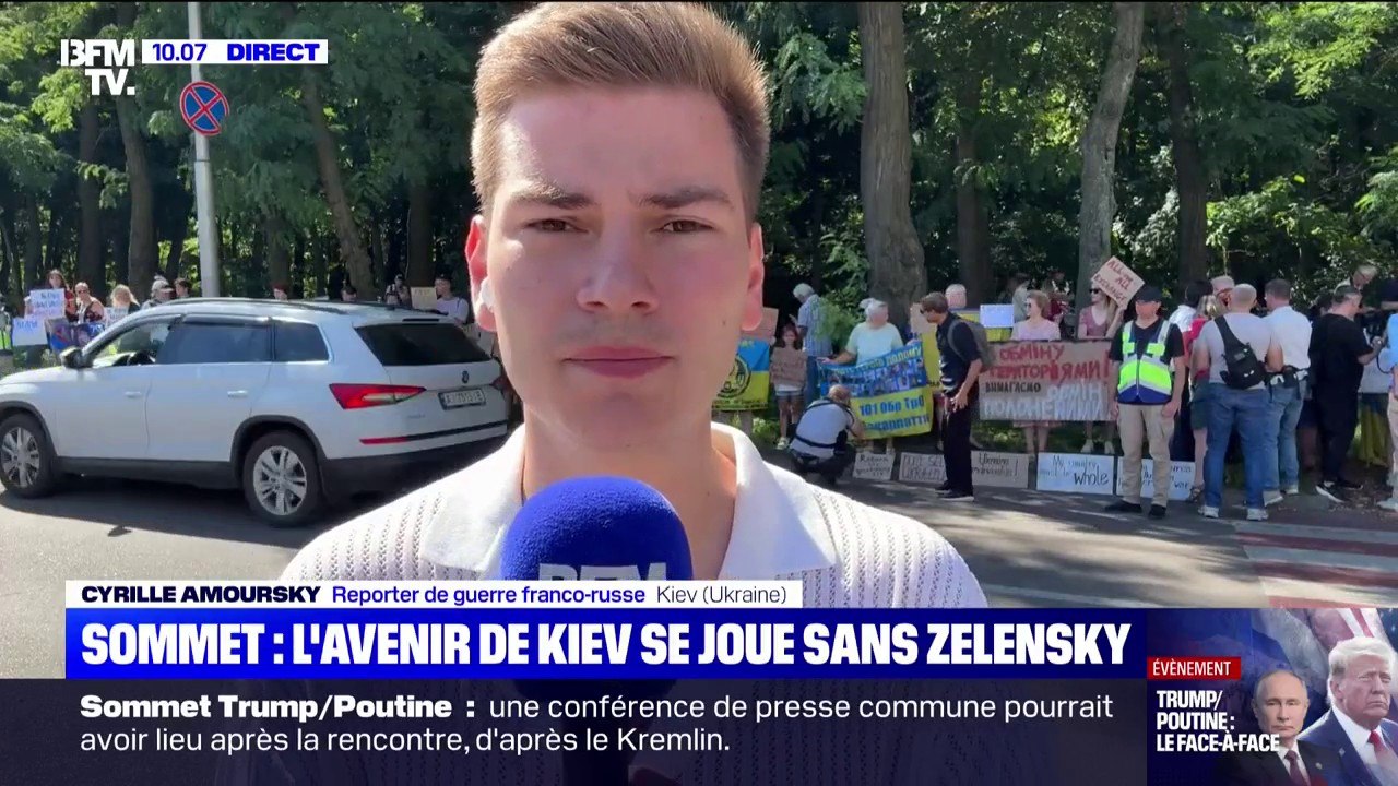 Rencontre entre Donald Trump et Vladimir Poutine: une manifestation en cours devant l'ambassade américaine à Kiev