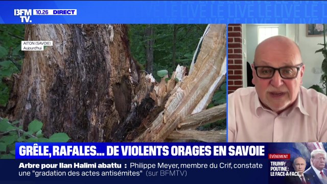 Grêle, rafales... de violents orages en Savoie - 15/08